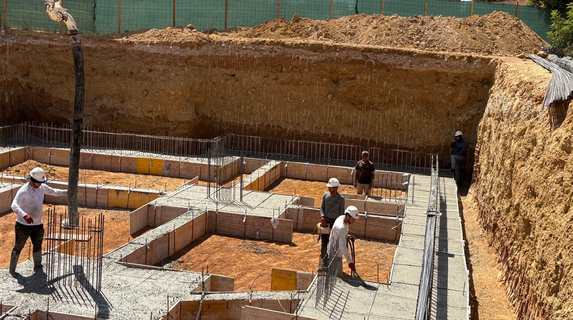 De fundering voor het droomproject is gelegd